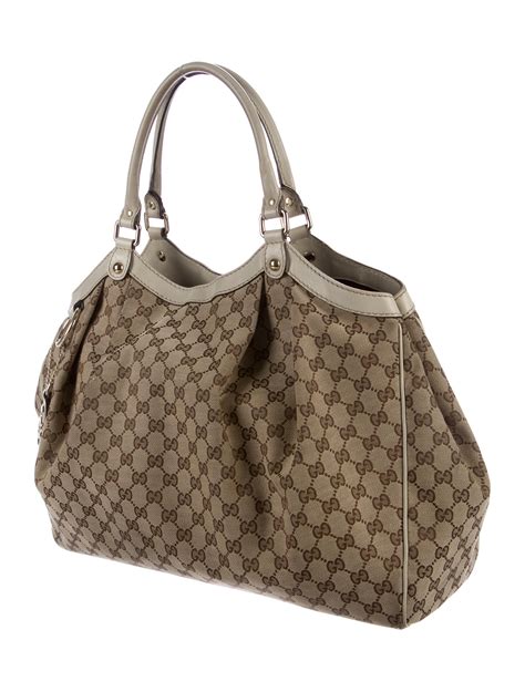 gucci square tote|gucci canvas large tote.